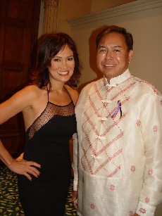 Bernardo Bernardo & Tia Carrere at Fil-Am Libraryâ€™s Centennial Celebration, October 2006