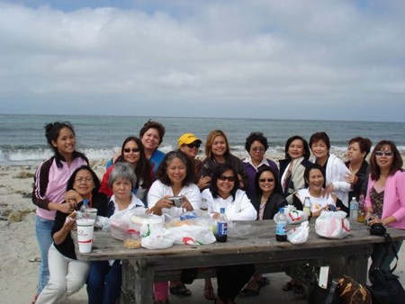 STC Cebu HS â€˜73 Reunion in 2005, Monterey, CA excursion (photo courtesy of Firelli Alonso-Caplen)