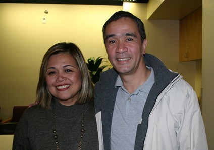 Lorna Dietz and Sanny Leviste, environmental activist