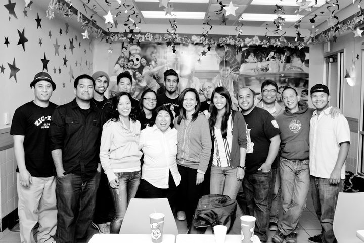 Pusong Pinoy sa Amerika - Cast & Crew After a Hard Day at Work